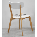 Стул SIGNAL MOSSO дуб/белый